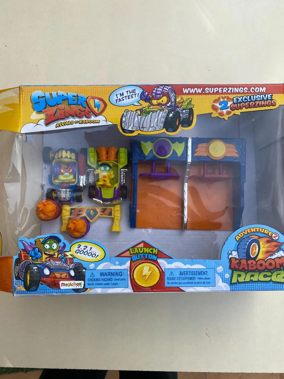 Kaboom Race 2 Superzings Rivales de Kaboom, Carreras Set Aventura 2
